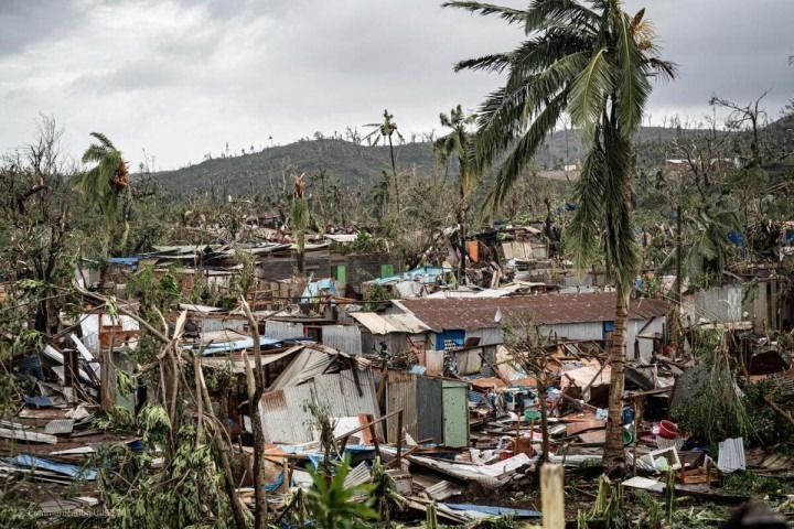 Temps de recueillement en hommage aux victimes du cyclone Chido qui a dévasté Mayotte