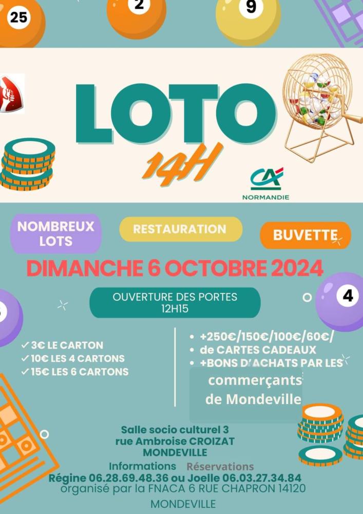 Loto organisé par la FNACA