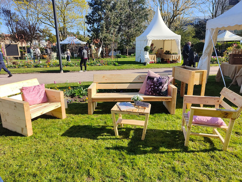 Constrution de fauteuil en bois de palette