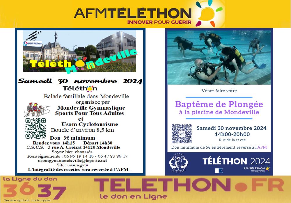 Téléthon 2024 Mondeville